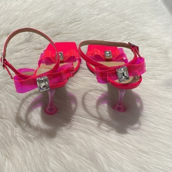 New Mach & Mach French Bow‎ Square toe sandal heel size 37EU - Picture 8 of 14